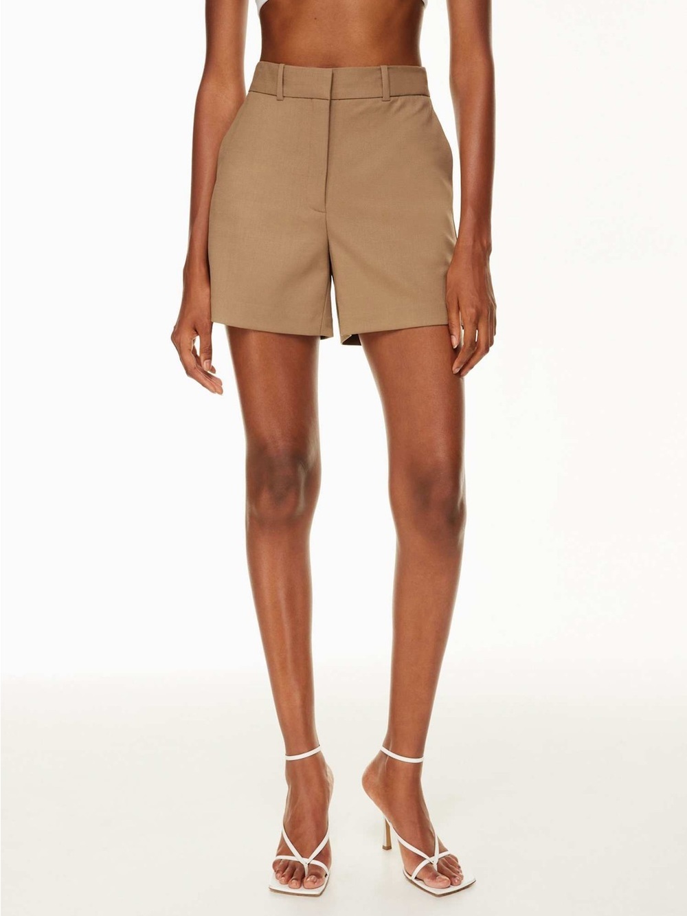 Aritzia Babaton Agency Mid-Thigh Short - City Wool- Size 2